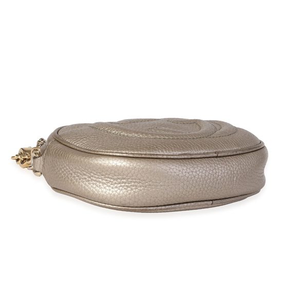 Gucci Metallic Pebbled Leather Mini Soho Chain Bag - Picture 7 of 8